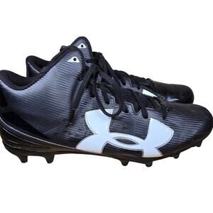 Under Armour Fierce Phantom Mid MC Cleats Shoes Size 12 UA Excellent